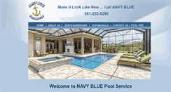 Desktop Screenshot of navybluepoolservice.com